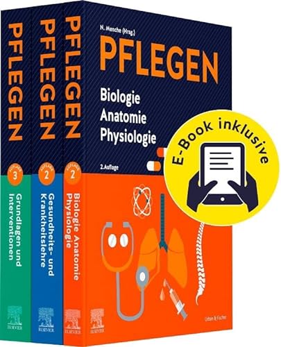 PFLEGEN Lernpaket 2.A. + E-Books: Grundlagen - Anatomie - Krankheitslehre von Elsevier