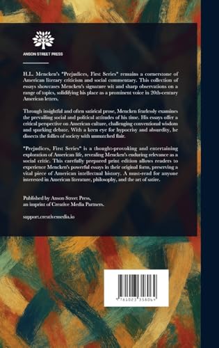 Prejudices, First Series von Anson Street Press