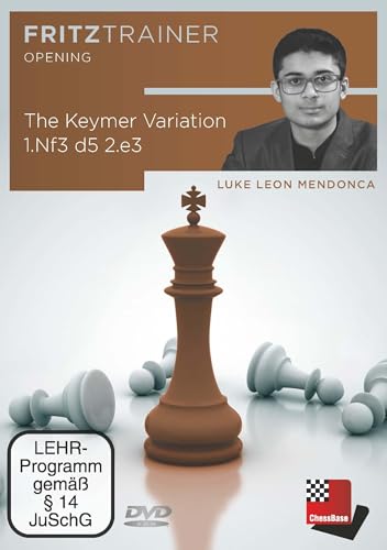 The Keymer Variation 1.Nf3 d5 2.e3: An easy-to-learn but venomous weapon (Fritztrainer: Interaktives Video-Schachtraining) von Chess-Base