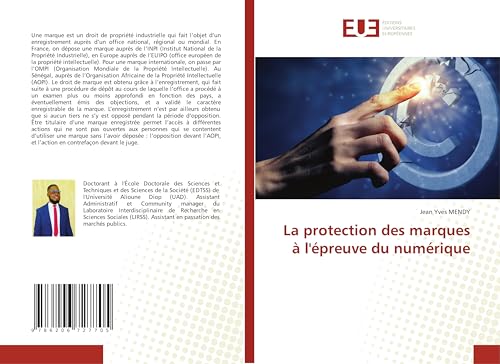 La protection des marques à l'épreuve du numérique von Éditions universitaires européennes