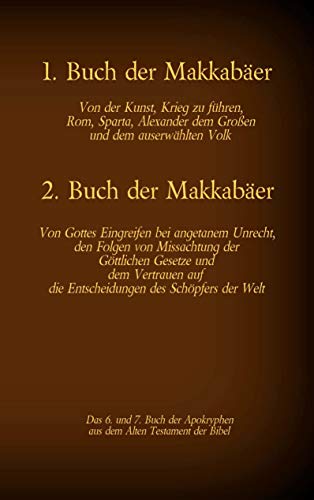 1. und 2. Makkabäer (Die Bücher der Bibel als Einzelausgabe)