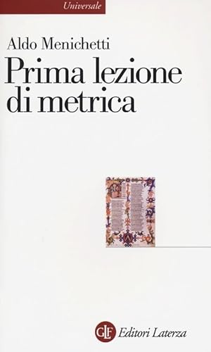 Prima lezione di metrica (Universale Laterza) von Laterza