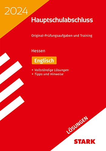 STARK Lösungen zu Original-Prüfungen und Training Hauptschulabschluss 2024 - Englisch - Hessen von Stark Verlag GmbH