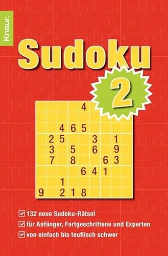 Sudoku 2: Das spannenste Zahlenrätsel der Welt von Knaur TB