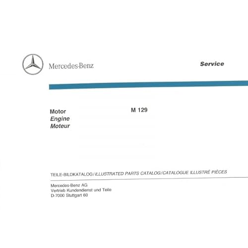 Mercedes-Benz W108 W113 250SE/SL M129 Motor Engine 1965-1972 Ersatzteilliste