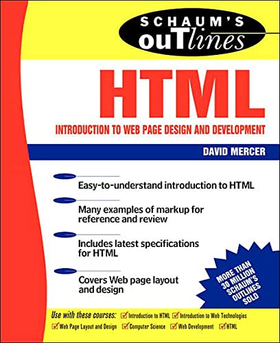 Schaum's Outline of HTML von McGraw-Hill Professional