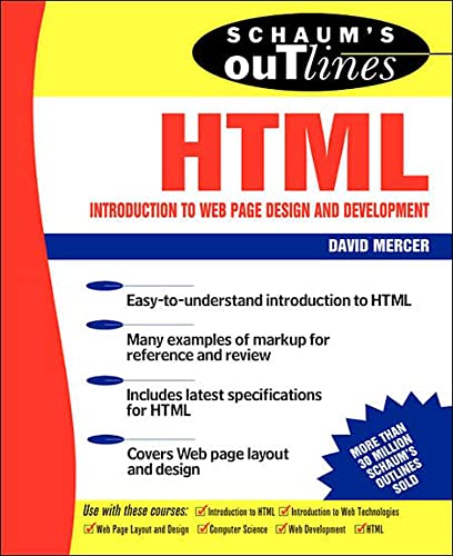 Schaum's Outline of HTML