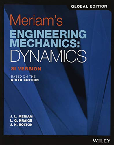Meriam's Engineering Mechanics: Dynamics, Global Edition von Wiley
