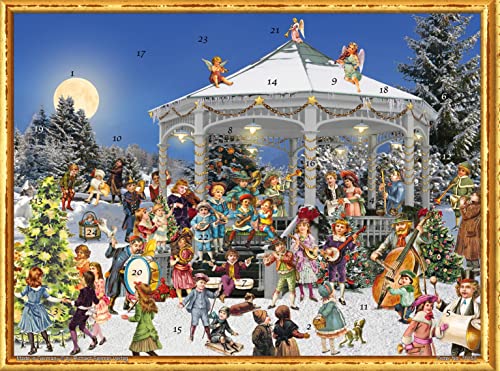 Adventskalender mit Glitzer "Am Pavillion"