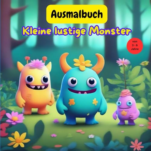 Ausmalbuch für die ganzen Kleinen von 3 - 6 Jahre - " Kleine lustige Monster " altersgerechtet Ausmalbilder nach Kindergarten Art ("Kreative Welten: Ausmalspaß für Kinder", Band 10) Ausmalbuch für die ganzen Kleinen von 3 - 6 Jahre - " Kleine lustige Monster " altersgerechtet Ausmalbilder nach Kindergarten Art ("Kreative Welten: Ausmalspaß für Kinder", Band 10)