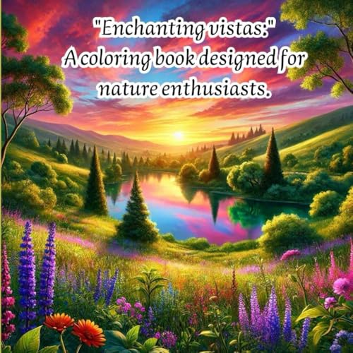 " Enchanting vistas " A coloring book designed for nature enthusiasts (Enchanted Landscapes, Band 1) von Independently published