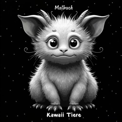 Fantastisch niedliche Tiere - Kawaii Tiere Malbuch