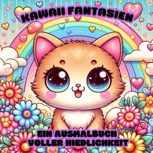 Kawaii Fantasien - Ein Ausmalbuch voller Niedlichkeit (Einzigartige Kawaii Malbücher, Band 10) von Independently published