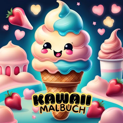 " Kawaii Leckerchen " - zuckersüße Kawaii Süßigkeiten / Ausmalbuch " Kawaii Leckerchen " - zuckersüße Kawaii Süßigkeiten / Ausmalbuch