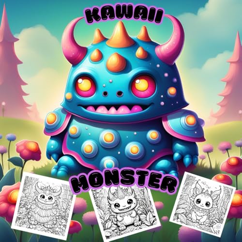 Kawaii Monster - Malbuch