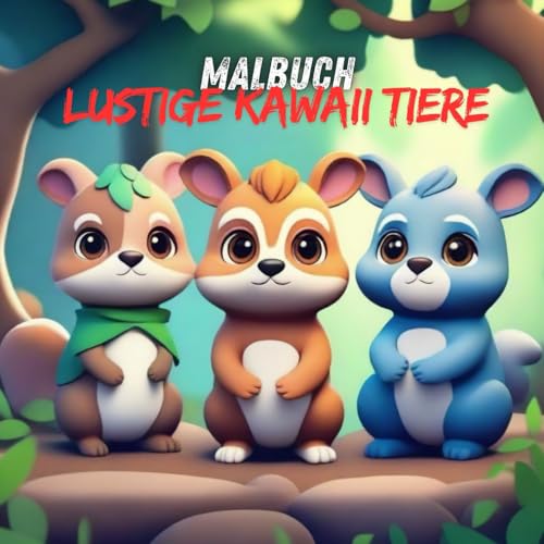 Kawaii Tierkinder - Ausmalbuch für kleine Creative Künstler Kawaii Tierkinder - Ausmalbuch für kleine Creative Künstler