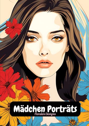 Mädchen-Porträt-Malbuch Mädchen-Porträt-Malbuch