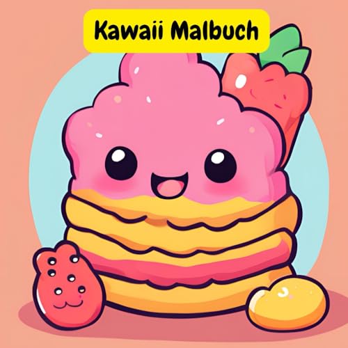 Malbuch - " Kawaii Leckereien " Malbuch - " Kawaii Leckereien "