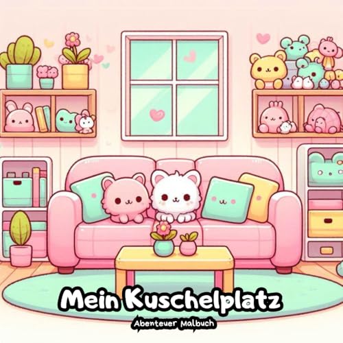 Mein Kuschelplatz Abenteuer Malbuch - Kawaii Malbuch Mein Kuschelplatz Abenteuer Malbuch - Kawaii Malbuch