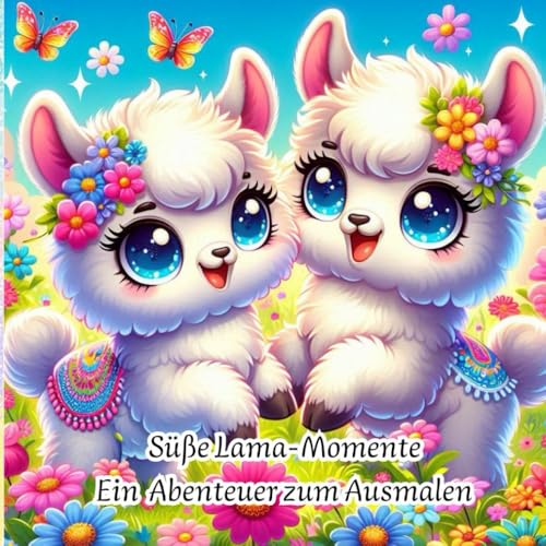 Süße Lama Momente - Ein Abenteuer zum Ausmalen (Einzigartige Kawaii Malbücher, Band 15) von Independently published