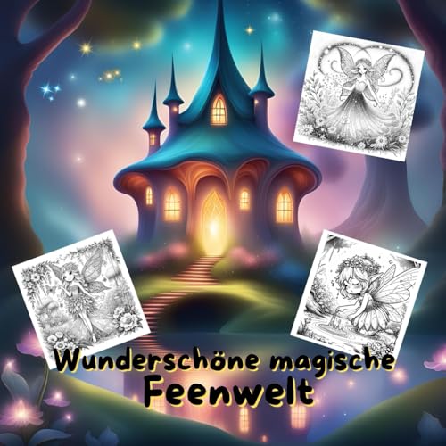 Wunderschöne magische Feenwelt - Malbuch für Groß und Klein Wunderschöne magische Feenwelt - Malbuch für Groß und Klein