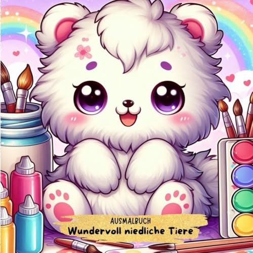 Wundervoll niedliche Kawaii Tiere - ein abwechslungsreiches Malbuch mit niedlichen Kuscheltieren auf 75 Seiten Malspaß Wundervoll niedliche Kawaii Tiere - ein abwechslungsreiches Malbuch mit niedlichen Kuscheltieren auf 75 Seiten Malspaß