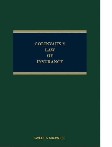 Colinvaux's Law of Insurance von Sweet & Maxwell