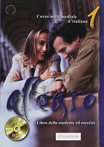 Allegro 1 Podrecznik z cwiczeniami + CD: Libro dello studente ed esercizi 1+CD