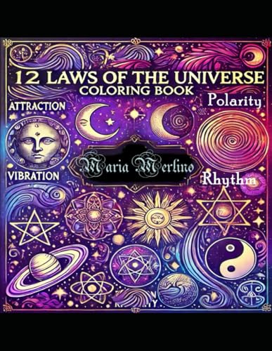 12 Laws of the Universe Coloring Page 12 Laws of the Universe Coloring Page
