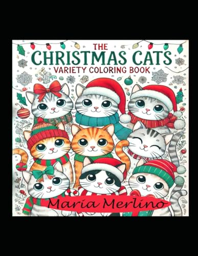 The Christmas Cats Variety Coloring Book