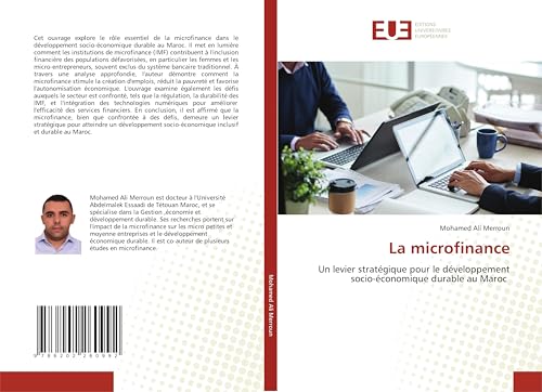 La microfinance: Un levier stratégique pour le développement socio-économique durable au Maroc von Éditions universitaires européennes