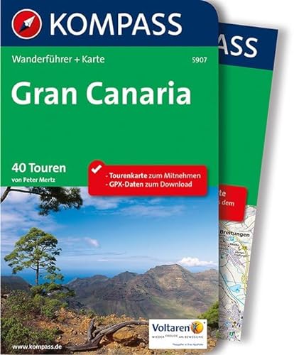 KOMPASS Wanderführer Gran Canaria: Wanderführer mit Extra-Tourenkarte 1:50.000, 40 Touren, GPX-Daten zum Download