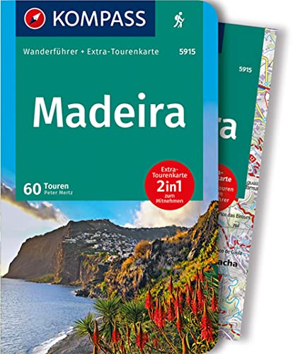 KOMPASS Wanderführer Madeira, 60 Touren: mit Extra-Tourenkarte, GPX-Daten zum Download