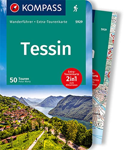 KOMPASS Wanderführer Tessin, 50 Touren: mit Extra-Tourenkarte, GPX-Daten zum Download