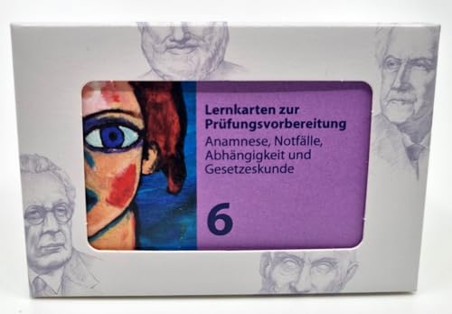 Heilpraktiker Psychotherapie - 200 Lernkarten - Anamnese, Notfälle, Abhängigkeit und Gesetzeskunde (Teil 6) von Ausbildungspark Verlag Gm