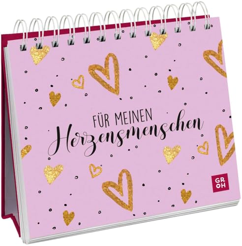Für meinen Herzensmenschen: Süßer Mini-Aufsteller mit charmanten Komplimenten und kleinen Liebeserklärungen | als Geschenk zum Valentinstag, Jahrestag, Geburtstag oder einfach so Für meinen Herzensmenschen: Süßer Mini-Aufsteller mit charmanten Komplimenten und kleinen Liebeserklärungen | als Geschenk zum Valentinstag, Jahrestag, Geburtstag oder einfach so