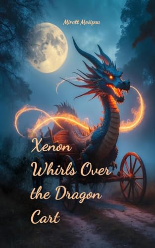 Xenon Whirls Over the Dragon Cart von Swan Charm