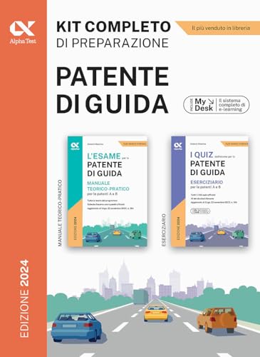 Patente di guida. Kit completo di preparazione: Manuale-Eserciziario. Ediz. MyDesk. Con Contenuto digitale per download e accesso online von Alpha Test