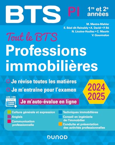 Tout le BTS Professions immobilières - 2024-2025: 1re et 2e années (2024-2025) von DUNOD