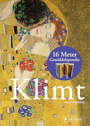 KLIMT: Meisterwerke in einer hochwertigen Leporelloausgabe in Leinenbindung im Schmuckschuber (Kunst-Leporello, Band 5) von Prestel