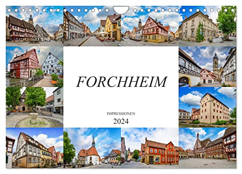 Forchheim Impressionen (Wandkalender 2024 DIN A4 quer), CALVENDO Monatskalender