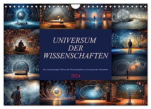 Universum der Wissenschaften (Wandkalender 2024 DIN A4 quer), CALVENDO Monatskalender von CALVENDO