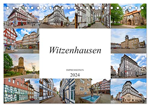 Witzenhausen Impressionen (Tischkalender 2024 DIN A5 quer), CALVENDO Monatskalender