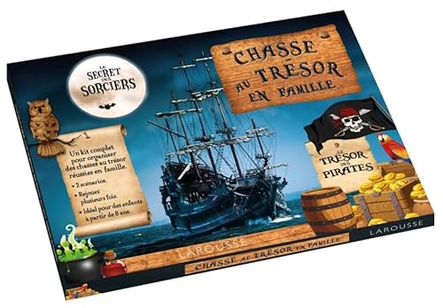 Chasse au trésor en famille: Le trésor des pirates ; Le secret des sorciers. Avec 2 parchemins, 30 cartes enigmes, 2 plans, 2 planches de récompenses Chasse au trésor en famille: Le trésor des pirates ; Le secret des sorciers. Avec 2 parchemins, 30 cartes enigmes, 2 plans, 2 planches de récompenses von LAROUSSE