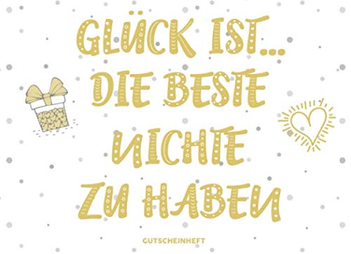 Gutscheinheft Beste Nichte: Personalisiertes Gutscheinbuch Nichte - 50 Gutscheinen zum einlösen: 25 vorgefertigt + 25 zum selber Ausfüllen und ... Geburtstag, Weihnachten für den PatenNichte Gutscheinheft Beste Nichte: Personalisiertes Gutscheinbuch Nichte - 50 Gutscheinen zum einlösen: 25 vorgefertigt + 25 zum selber Ausfüllen und ... Geburtstag, Weihnachten für den PatenNichte von Independently published