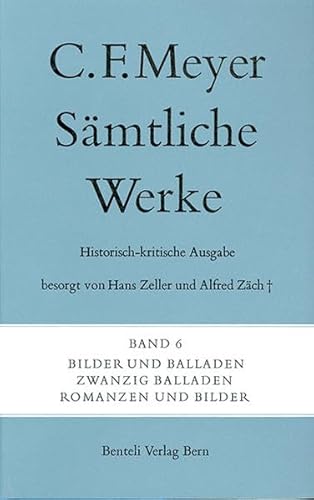 Bilder und Balladen, Zwanzig Balladen, Romanzen und Bilder: Text und Apparat (Sämtliche Werke. Historisch-kritische Ausgabe)