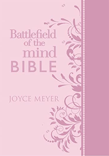 Battlefield of the Mind Bible, Light Pink LeatherLuxe®: Renew Your Mind Through the Power of God's Word