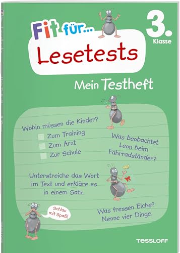 Fit für Lesetests 3. Klasse. Mein Testheft: Texte sicher verstehen und Lesetests erfolgreich meistern (Fit für die Schule Mein Testheft) von Tessloff Verlag Ragnar Tessloff GmbH & Co. KG