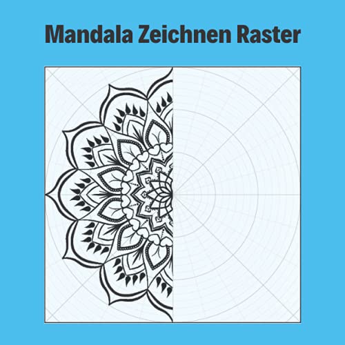 Mandala Zeichnen Raster: Konzentrische Kreise zum einfachen Zeichnen | Mandala selbst erstellen von Independently published