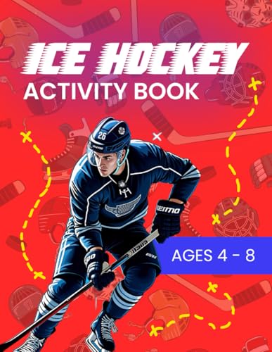 Ice Hockey Activity Book for Kids Ages 4-8. Coloring pages, mazes, spot the difference and ice hockey word search pages. Ice Hockey Activity Book for Kids Ages 4-8. Coloring pages, mazes, spot the difference and ice hockey word search pages. von Independently published